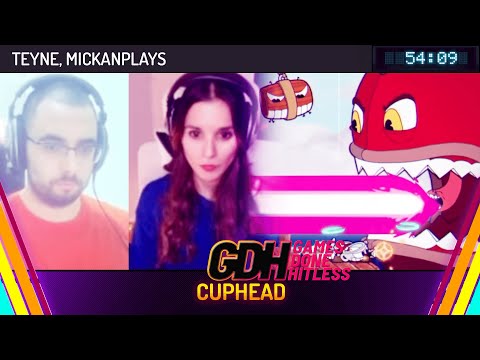 Cuphead by teyne and mickanplays in 54:09 - Games Done Hitless