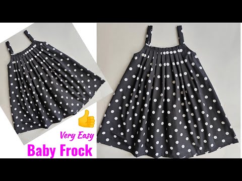 Very Easy Yoke Baby Frock Cutting and stitching For 2-3 Year | Baby Frock cutting and stitching