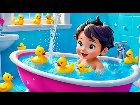 Bath Time Song | Fun and Educational Song for Kids | Nursery Rhymes & Kids Songs