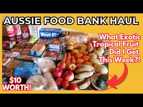 Food Bank Haul! My Friday $10 Food Pantry Aussie Grocery Haul! Frugal In Australia - September 2023