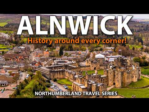 ALNWICK: A Beautiful Medieval Town in England! Alnwick Historic Tour Northumberland