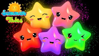 Baby Sensory - Rainbow Stars Dance Party - Colors, Music and Fun Animation! | Summer Tales Sensory