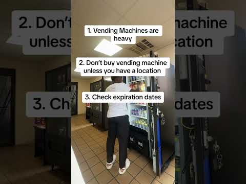 4 things I wish I knew before starting a vending machine business