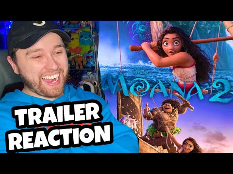 Moana 2 Official Trailer Reaction