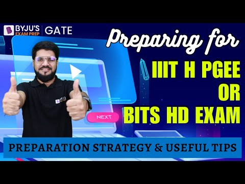 Mastering Your Preparation: IIIT H PGEE or BITS HD Exam Tips | BYJU'S GATE