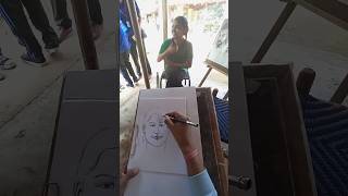 Live portrait sketch #liveportrait #art #portraitart #sketch #trending #reels #shorts #foryou #like