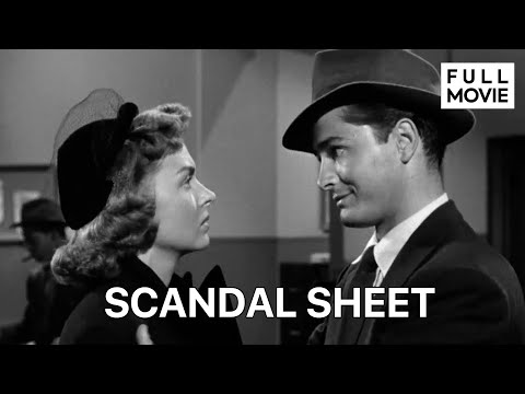 Scandal Sheet | English Full Movie | Crime Drama Film-Noir