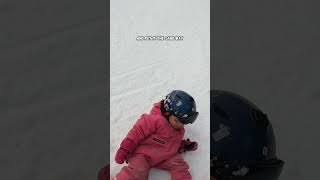 Quick Skiing Break #skiing #toddler #cuteness