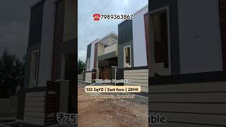 133 Sqyd East face 2BHK independent house for sale in Rampally Hyderabad #houseforsale