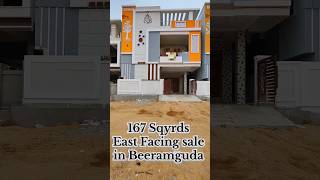 East Facing House for sale in Beeramguda Hyderabad || 167 Sqyrds G+1 House #viral #trending #shorts