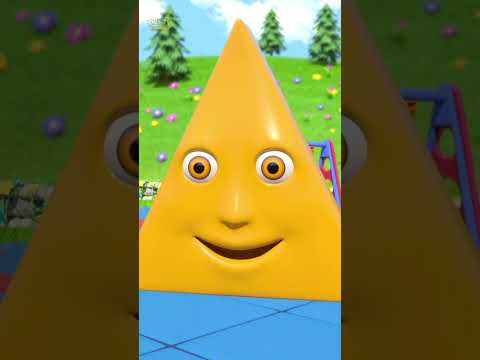 Shapes Song #shorts #nurseryrhymes #kidssongs #kidstvpreschool #preschool