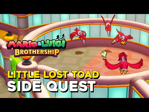 Mario & Luigi Brothership Little Lost Toad Side Quest Guide