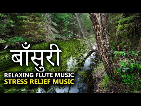 RELAXING FLUTE MUSIC FOR STRESS RELIEF (बाँसुरी) l PEACEFUL MEDITATION MUSIC l RELAXATION MUSIC