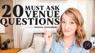 ❌ DO NOT Go to a Venue WITHOUT THIS | 20 MUST ASK Venue Questions