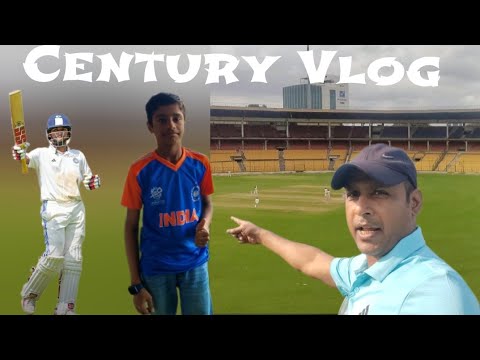 Century in Debut 🏏 Duleep Trophy 🏆 #cricket #match #dailyvlog