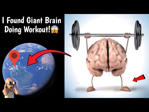 😱I Found Weird Giant Brain Doing Workout On Google Earth and Google Maps!