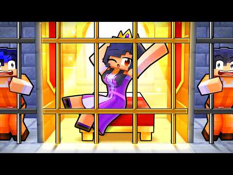 Escaping a PRINCESS ONLY Prison In Minecraft!