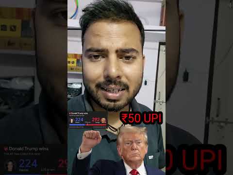 Donald Trump Won & You will Jow Get Rs.50 Upto UPI Cash FREE !! HOW ? #earningapp #bestearningapp