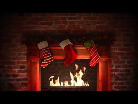 Jingle Bells, 6 Different Versions 🎄 Top Christmas Song with Christmas Fireplace Background