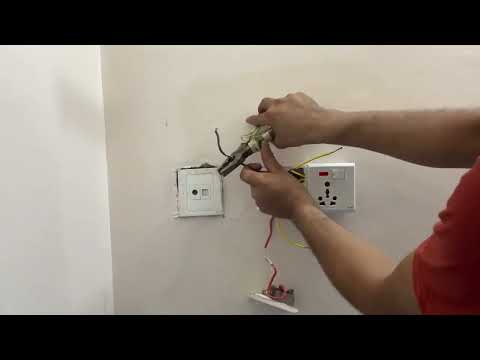 How to single power socket change ? #powerlifting / power socket fitting / kasari jodne pabar socket