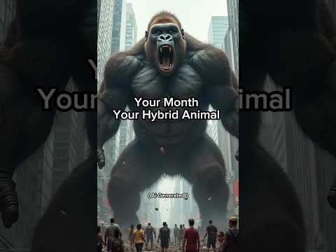 Your Month Your Hybrid Animal. ( Ai Generated ) #hybrid #giant #monster #trending #ai