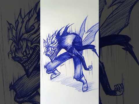 Speed Drawing Okarun 😳 From DANDADAN//#anime #drawing #shorts