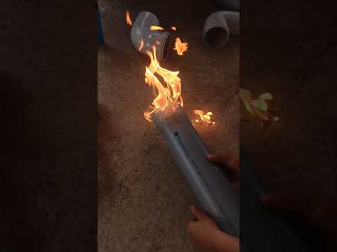 pvc pipe fire