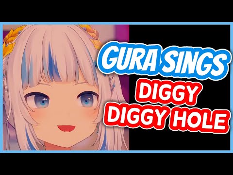 Diggy Diggy Hole - Gawr Gura | HololiveEN Karaoke [UNARCHIVED]