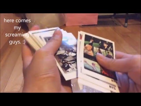 BTS Photo card Unboxing Video