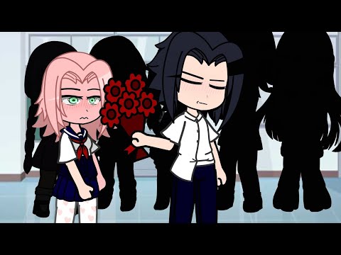 |Giving a flower to girl you like|meme|SasuSaku,Narusaku?,Naruhina?|Naruto angst|School A.U|