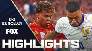 Spain vs. France Highlights | UEFA Euro 2024 | Semifinals