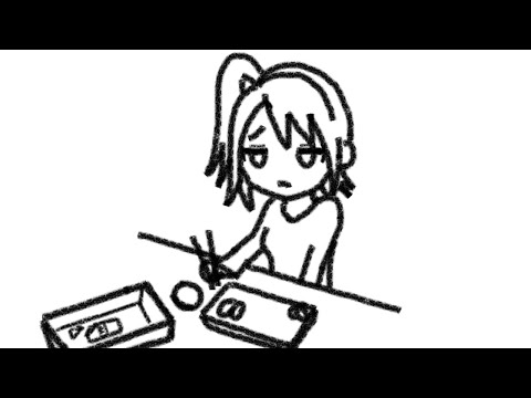 スーパーのパックの寿司の醤油が少し足りない／初音ミク