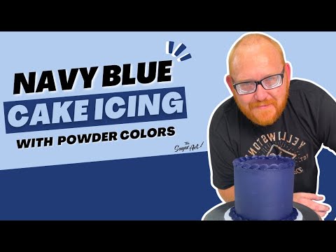 How to Make Navy Blue Icing