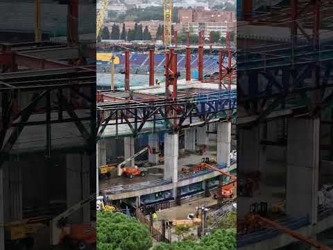 OBRAS CAMP NOU #futbol #obrascampnou #newstadium #barça #fcbarcelona #arquitectura #construction