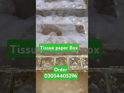 Decoration items Tissue paper Box  Wholesale Market Lahore