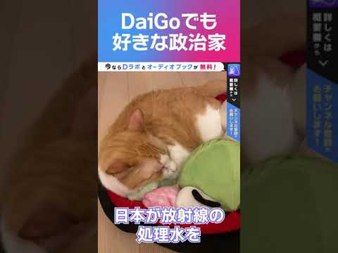 DaiGoでも好きな政治家が居るのを知っていますか? ショートver #shorts