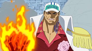 Akainu Sakazuki | Magu Magu No Mi| Attacks and Abilities | 【1080p】 | Marineford Arc