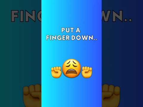 Put a Finger Down: Relatable #putafingerdown