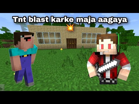 Ajj tho maja aagaya #shorts #minecraftshorts #noobfunnyvideo #minecraft #mcpelovers #mcpeplayer