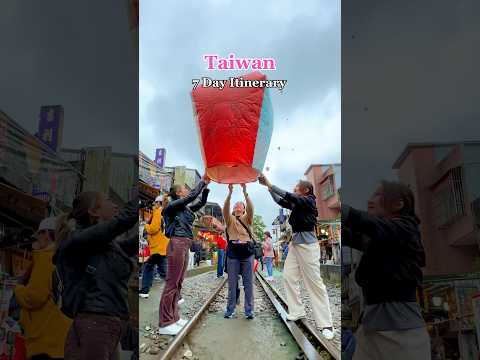 Taiwan in 7 days! #taiwan #travel #vlog #itinerary #thingstodo #asia #taipei #food