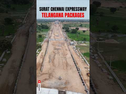 Surat Chennai Expressway Telangana Packages #viralvideo #travel #highway #india #development