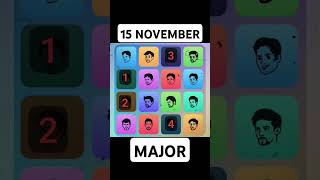 15 November Major Puzzle Durov Daily Combo #majorpuzzledurov #dailycombo #todaycombo #airdrop #btc