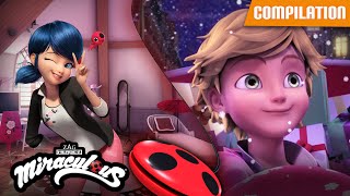 MIRACULOUS | 🐞 Compilation 12 🐾 FULL EPISODES ▶️ [The Dark Owl - Frozer - Santa Claws] Season 2