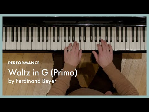 Waltz in G (Primo) - Beyer (page 30, Literature for the Piano Book 1)