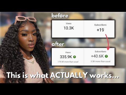 How to ACTUALLY grow a YouTube channel in 2023 | 5 simple steps