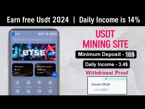 2024, BTSE will officially launch the USDT arbitrage system | Real Usdt Investment project 2024