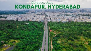 Hyderabad Drone view from Kondapur