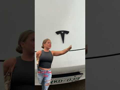 Funny Video Of A Tesla Logo Colour Change