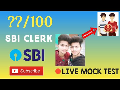 Sbi Clerk Live Mock Test 2022 Aspirants | Scorecard | Live test