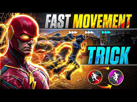 HOW TO INCREASE MOVEMENT SPEED IN FREE FIRE | BRAZILIAN 🇧🇷 MOVEMENT SPEED TRICK|10X FASTER MOVEMENT